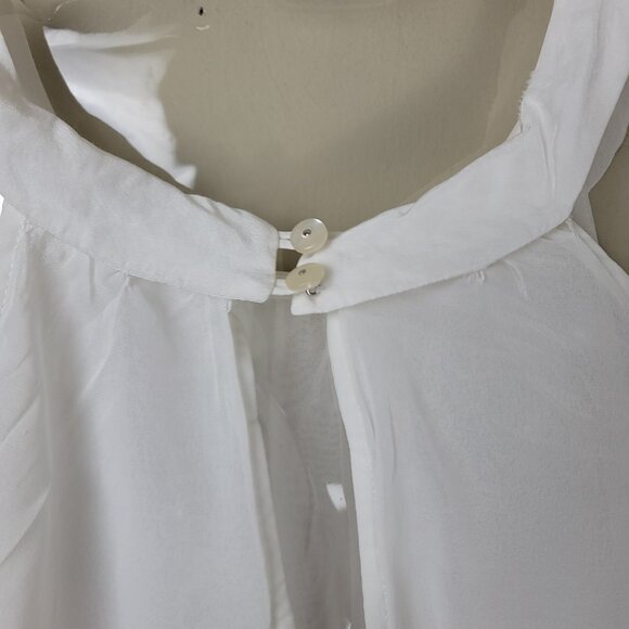 Free People Sheer High Neck Floral Tank Top - Picture 6 of 13